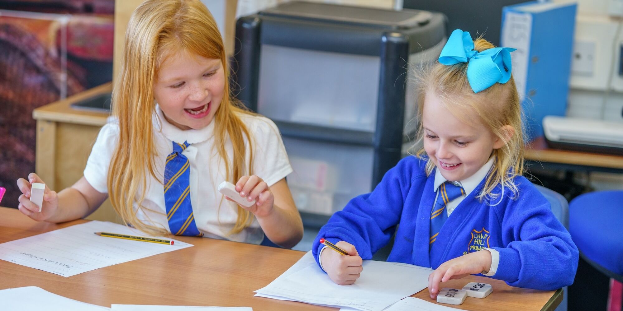 Camp Hill Pupils writing